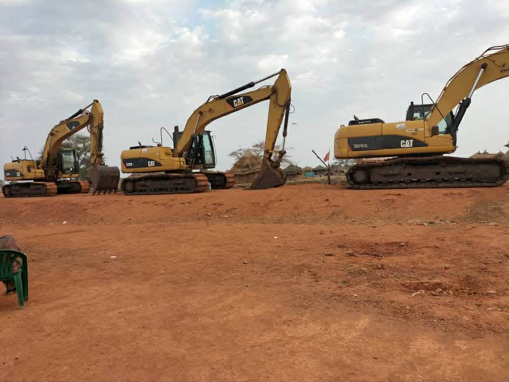 Road construction works